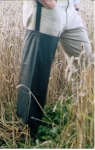 Chaps als Spritzschutz