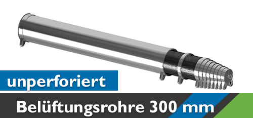 Teleskopbelüftungsrohr 300 mm unperforiert