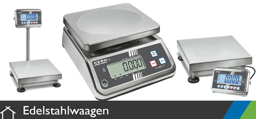 Edelstahlwaagen IP65-68 Schutz