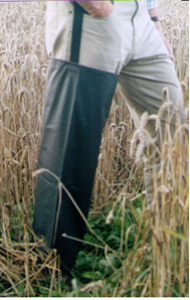 Chaps als Spritzschutz