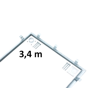 Kantenschutzrahmen für Wiegeplattform