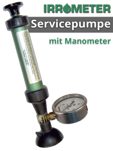 Irrometer Service & Test - Pumpe mit Manometer