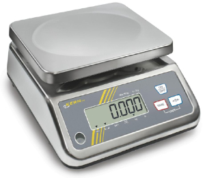 Edelstahlwaage, robust, platzsparend mit IP65 Schutz