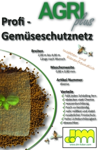 Gemüseschutznetz Details