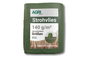 Strohvlies grün mit Schlaufen