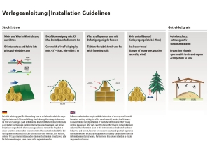 Verlegeanleitung Strohvlies