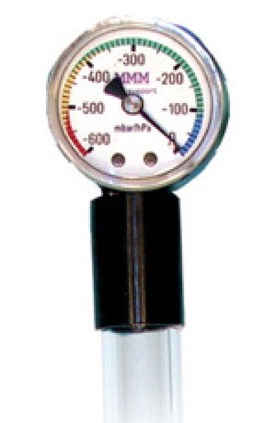 Ersatzmanometer für Anbau im Freiland