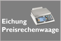 Eichung Option für Preisrechenwaage
